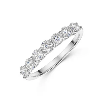 18ct White Gold 0.75ct Brilliant Cut Diamond Eternity Ring