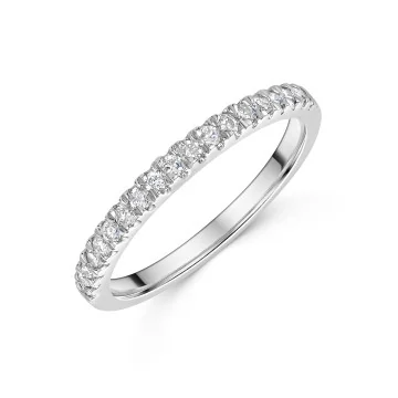 Platinum 0.25ct Round Brilliant Diamond Eternity Ring