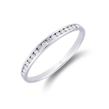 Sterling Silver Yellow Gold Plated Ridged Ring