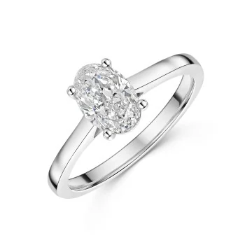 Platinum 1.00ct Diamond Solitaire Ring