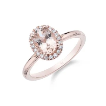18ct White Gold 1.00ct Diamond Cluster Eternity Ring