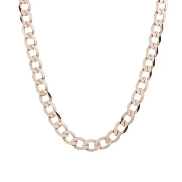 9ct Yellow Gold 20 Inch Metric Curb Chain