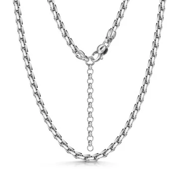 Silver 50cm Box Chain Necklet