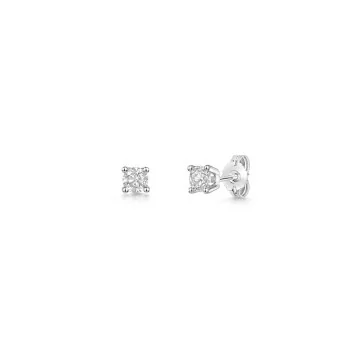 18ct White Gold Brilliant Cut 0.50ct Diamond Stud Earrings