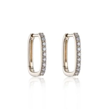 18ct Yellow Gold Brilliant Cut 0.24ct Diamond Earrings