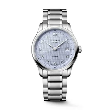 Longines Master Collection 39mm Ice Blue Watch L2.949.4.99.6