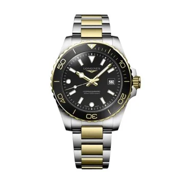 Longines HydroConquest 42mm Black Quartz Mens Watch L37693567