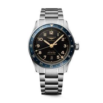 Longines Spirit Zulu Time Automatic 42mm Mens Watch L3.812.4.60.6