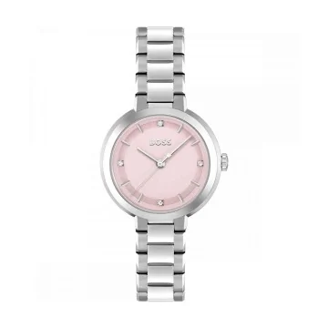 BOSS Sena 34mm Pink Dial Ladies Watch 1502757