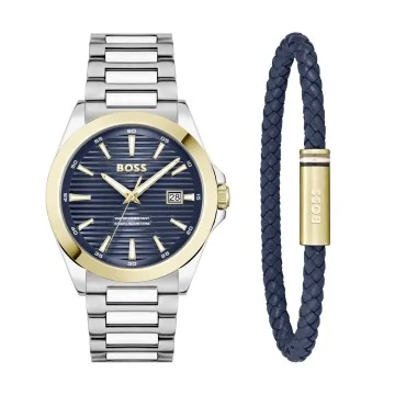 BOSS Strike Watch & Bracelet Gift Set 1570191