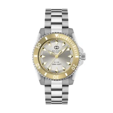 Gucci Dive Stainless Steel Automatic 40mm Mens Watch YA136357