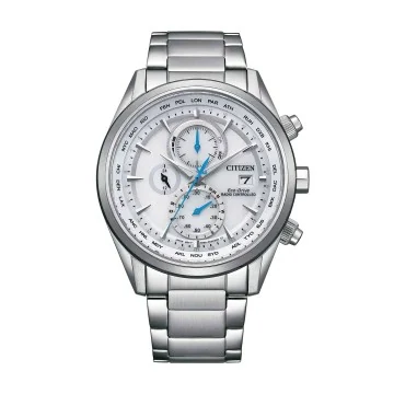 Citizen World Chronograph A.T Atomic Timekeeping 43mm Watch AT8260-85A