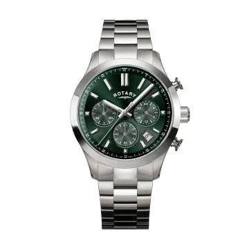 Rotary Heritage Chronograph 40mm Green Watch RGB10069/24