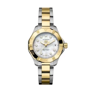 TAG Heuer Aquaracer Professional 200 Solargraph 34mm Solar Quartz Ladies Watch WBP1326.BB0004