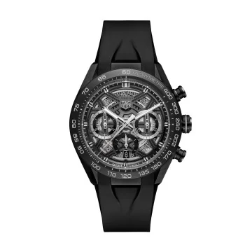 TAG Heuer Carrera Chronograph Extreme Sport 44 mm DLC Titanium Mens Watch CBU2080.FT6272