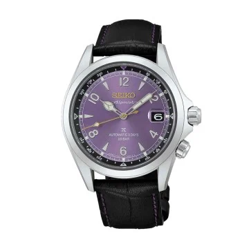Seiko 145th Anniversary Alpinist Automatic Edo Purple Limited Edition Watch HBC006J1