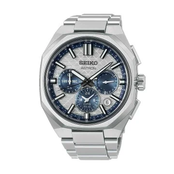 Seiko Limited Edition Astron GPS Solar 5X63 in White-Silver 145th Anniversary Watch HAB004J1