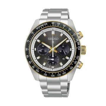 Seiko Prospex Speedtimer Racing Solar Chronograph Grey Watch HBJ002P1