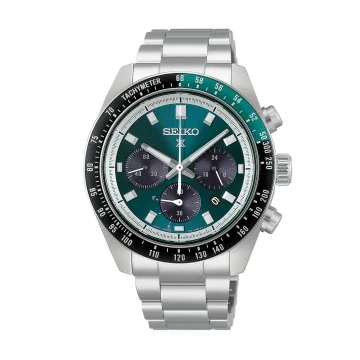 Seiko Prospex Speedtimer Racing Solar Chronograph Green Watch HBJ003P1