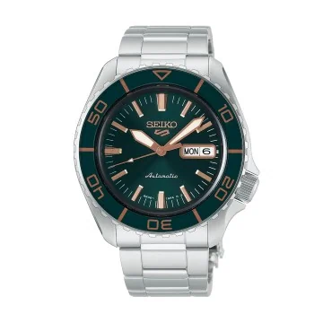 Seiko 5 Sports SKX SNZH in Tweed Green Watch HDB005K1