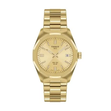 Tissot PRC 100 Solar Quartz 34mm Ladies Watch T1518223302100