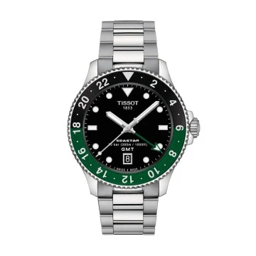 Tissot Seastar 1000 Quartz GMT 40mm Mens Watch T120.852.11.051.00