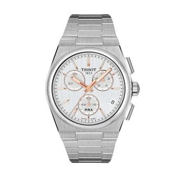 Tissot PRX 41mm Quartz Chronograph PowerDrive Mens Watch T137.417.11.031.00