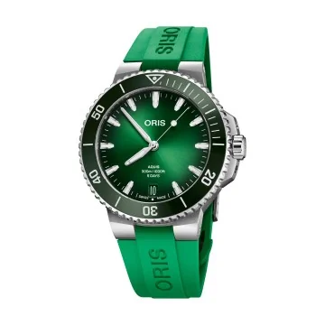 Oris Aquis Date Calibre 400 43.5mm Green Mens Watch 01 400 7790 4157-07 4 23 47EB