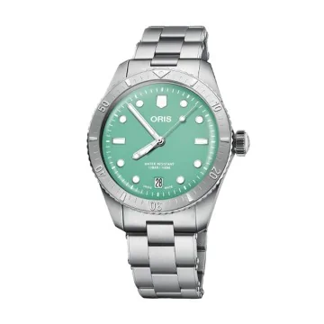 Oris Divers 65 Cotton Candy Sky Blue Unisex Watch 01 733 7771 3155