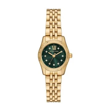 Michael Kors Petite Lexington Pave Quartz 26mm Gold-Tone Ladies Watch MK4842