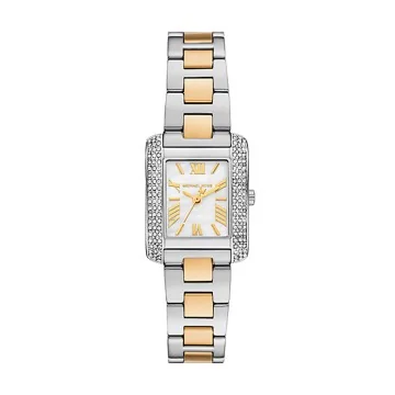 Michael Kors Petite Emery Pavé Two-Tone Watch MK4882