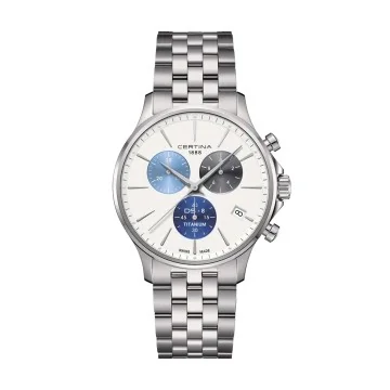 Certina DS-8 Chrono Titanium 41mm Mens Watch C045.417.44.011.00