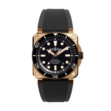 Bell & Ross Limited Edition BR-03 Diver Black Bronze 42mm Watch BR03A-D-BL-BR/SRB
