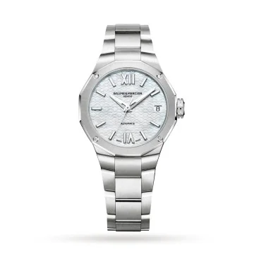 Baume et Mercier Riviera Ladies Watch MOP Dial Steel Bracelet M0A10676 