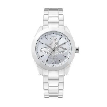 Vivienne Westwood Fenchurch Ceramica 29mm Watch VV358LBLWH