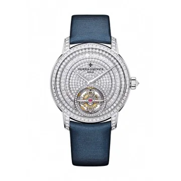 Vacheron Constantin Traditionelle Tourbillon Jewellery Ladies Watch 6025T/000G-B635