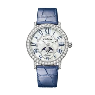 Blancpain Ladybird Colours Phases de Lune 35mm Ladies Watch 3662 1954 55B