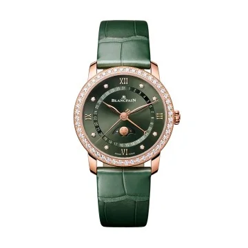 Blancpain Villaret Quantième Phases de Lune Ladies Watch 6126 2953 55B