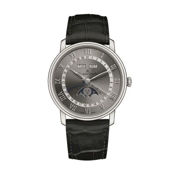 Blancpain Villeret Quantieme Complet Moonphase Mens Watch 6654-1113-55B