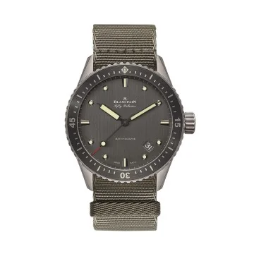Blancpain Fifty Fathoms Bathyscaphe Mens Watch 5000 1210 NAGA