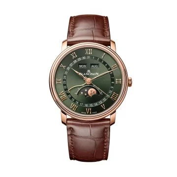 Blancpain Villaret Quantième Complet 40mm Mens Watch 6654A 3653 55B