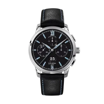 Glash&uuml;tte Original Senator Panorama 42mm Mens Watch 1-37-01-03-02-35