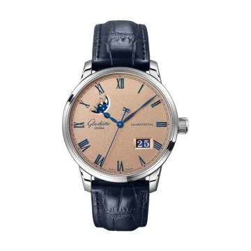 Glashutte Original Senator Excellence Panorama Date Moon Phase 40mm Watch 1-36-24-04-02-61