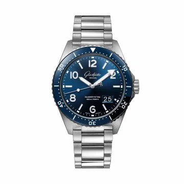 Glash&uuml;tte Original SeaQ Panorama Date 43mm Mens Watch 1-36-13-02-81-70