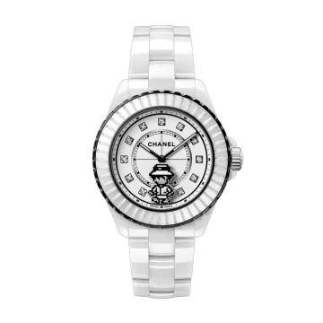 CHANEL LIMITED EDITION J12 COCO GAME CALIBRE 12.1 38 MM WATCH H11062
