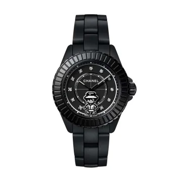 CHANEL LIMITED EDITION J12 COCO GAME CALIBRE 12.1 38 MM WATCH H11063