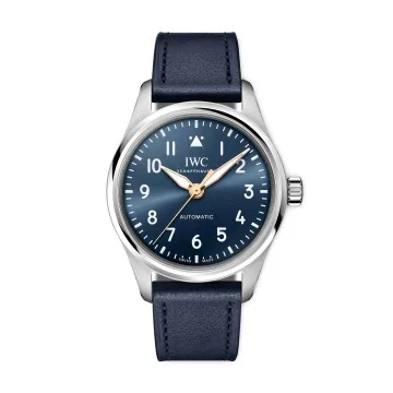 IWC Pilots Blue Dial Blue Strap