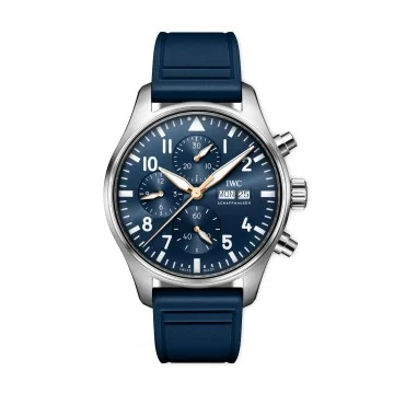 IWC Schaffhausen Pilots Chronograph Le Petit Prince 43mm Watch IW378011