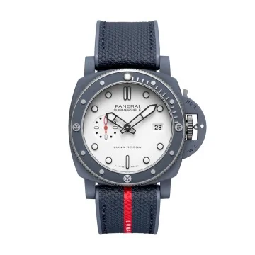 Panerai Submersible QuarantaQuattro Luna Rossa Ti-Ceramitech™ 44mm Mens Watch PAM01543