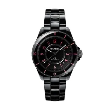 CHANEL Ex-Display J12 BLUSH CALIBRE 12.1 38 MM LIMITED EDITION WATCH H10312